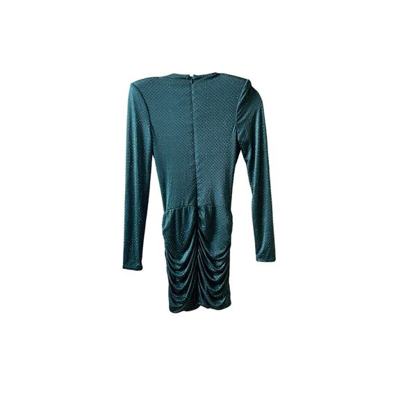 NWT Retrofete Embellished Alpine Mini Dress in Green Pine Size Small - Picture 11 of 13